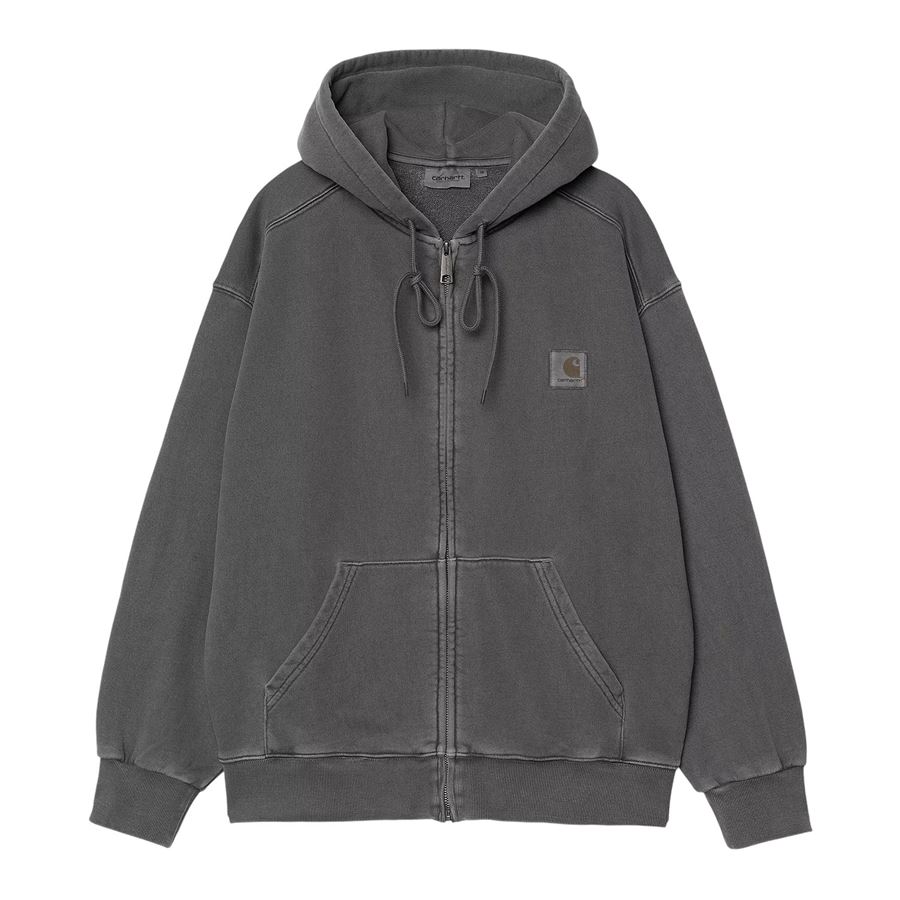 Hooded Nelson Jacket felpa con zip e cappuccio da uomo Carhartt WIP | I03306487GD